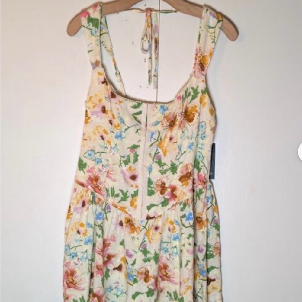 Wild Fable Floral Scoop Neck Summer Romper Size Medium - Picture 2 of 4